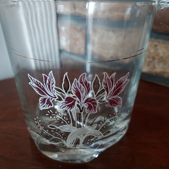 Vintage Cerve DeValBor Iris Glass Ice Bucket Made in Italy 5 Inches - Picture 2 of 9